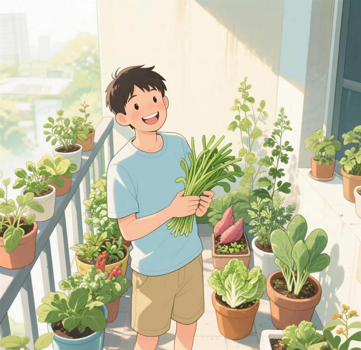 陽台也能變迷你農場：懶人種菜術大公開